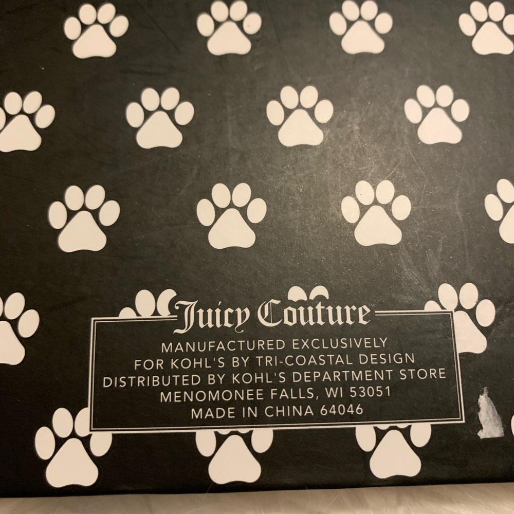 JUICY COUTURE trifold Scotty Dog print planner LNWOT - Picture 5 of 8